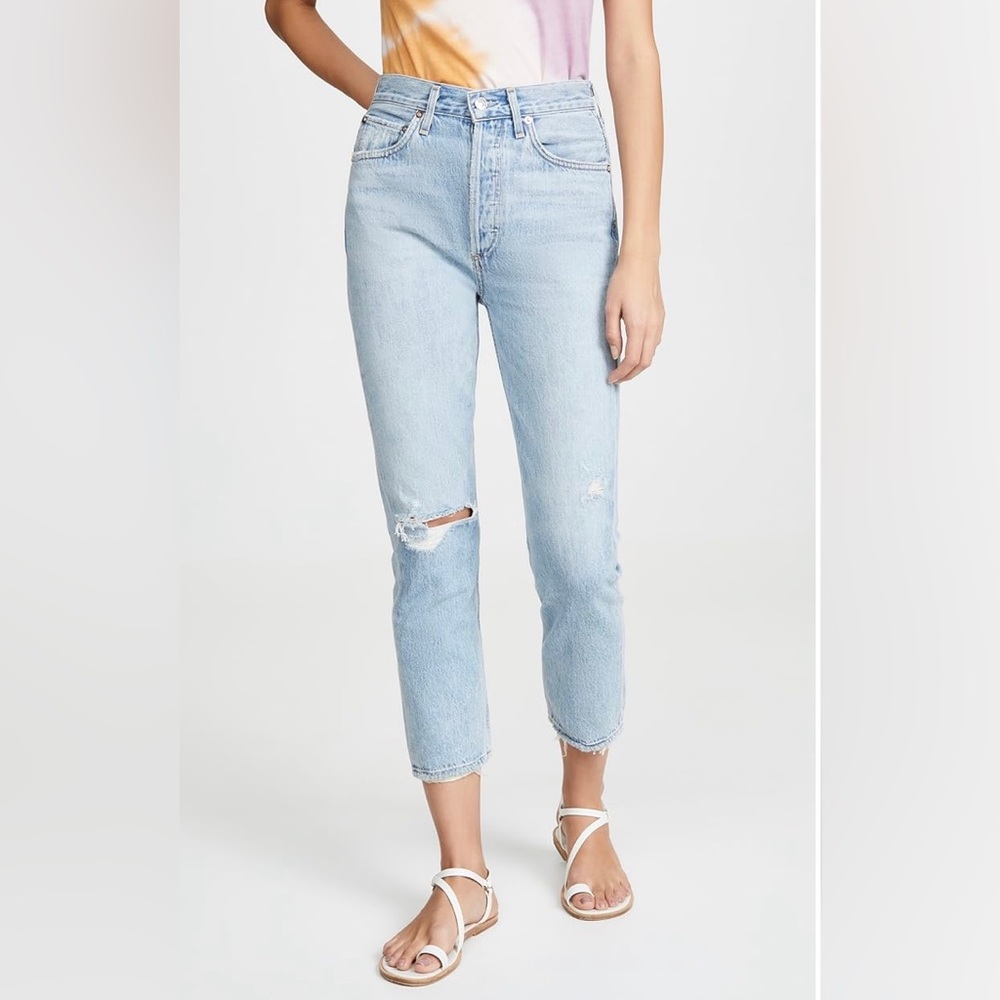 AGOLDE Riley High Rise Straight Crop Size 26